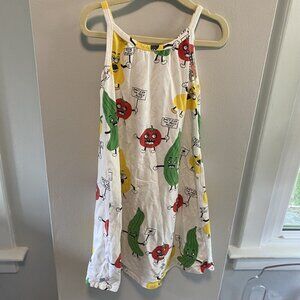 Mini Rodini Vegetable Eat Less Meat Dress 5